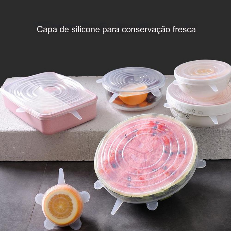 Tampas de Silicone - Flexible Lid